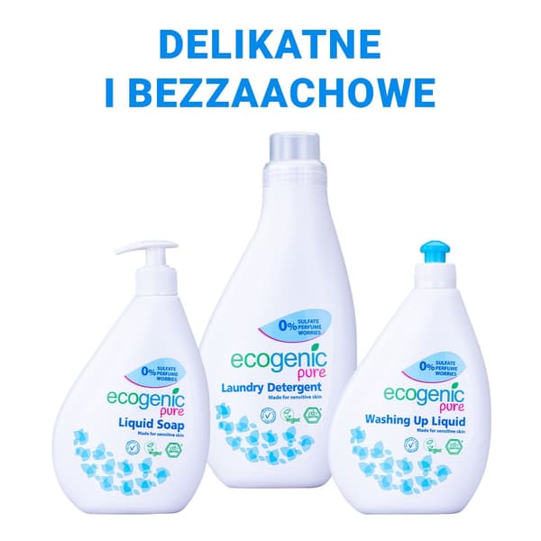 Parfymfri diskmedel 500ml Ecogenic Pure