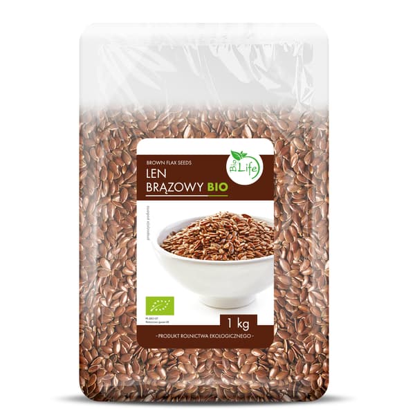 Luomu ruskea pellava 1 kg