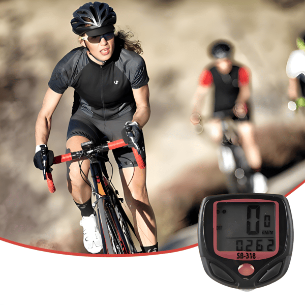 Kablet cykelcomputer speedometer 15 funktioner