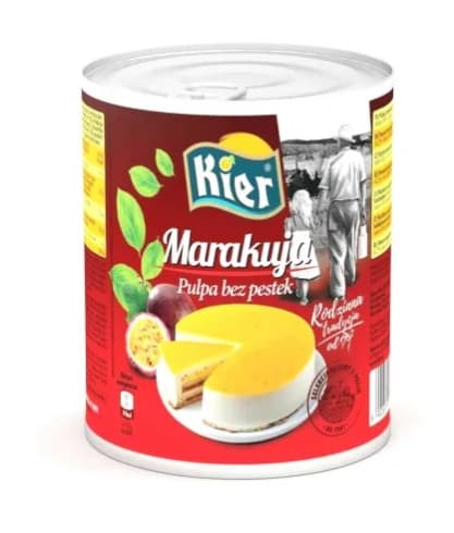 Passionsfrugtpulp uden kerner 850 g