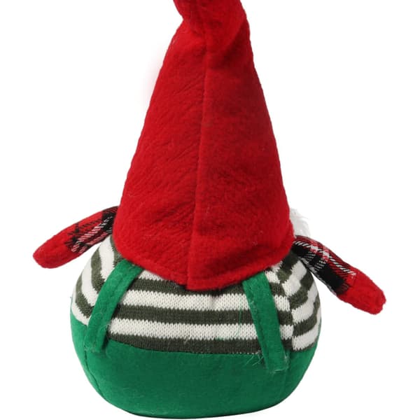 Julgransprydnad med dvärgtomte present 50 cm