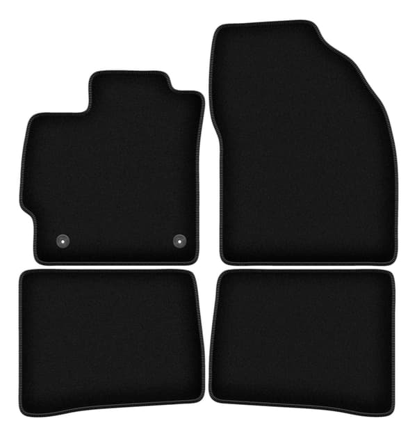 BASIC sorte velourmåtter til: Toyota Prius III XW30 hatchback (2011-2015)