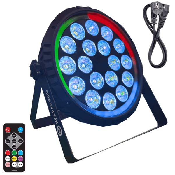 LIGHT4ME HEX PAR RING scenreflektor ljuseffekt DMX