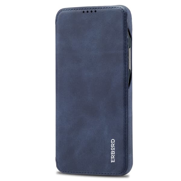 Flip-etui til Samsung Galaxy S23 Plus, ERBORD Retro, blå