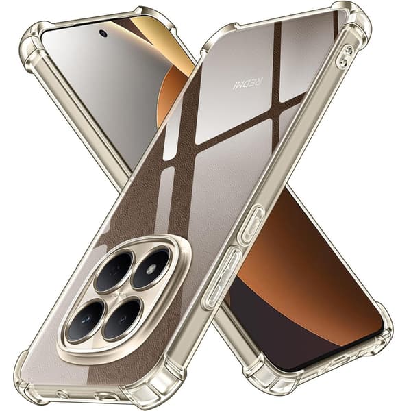 Fodral för Xiaomi Redmi Note 15 Pro Plus 5G / Poco M8 Pro 5G, Stoppsäker, Transparent