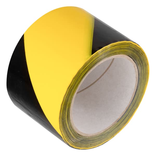 VAROITUSTEIPPI Merkintä Kelta-Musta 72 mm x 100 m Vorstahl