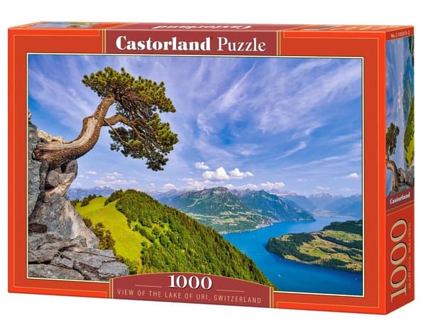 Pussel 1000 Utsikt över Urisjön, Schweiz