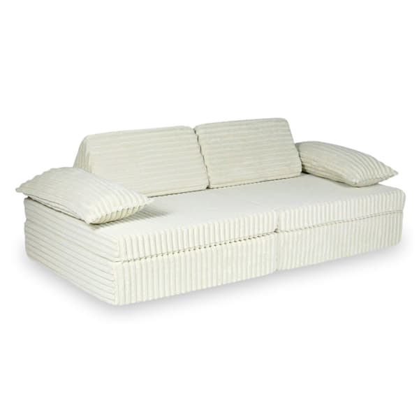 Montessori Premium Waffle Beige Leksoffa