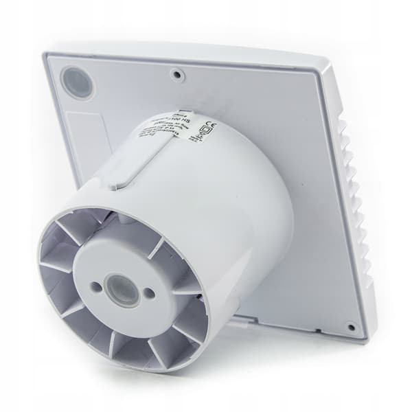 pRim 100 HS badeværelsesventilator med fugtighedssensor