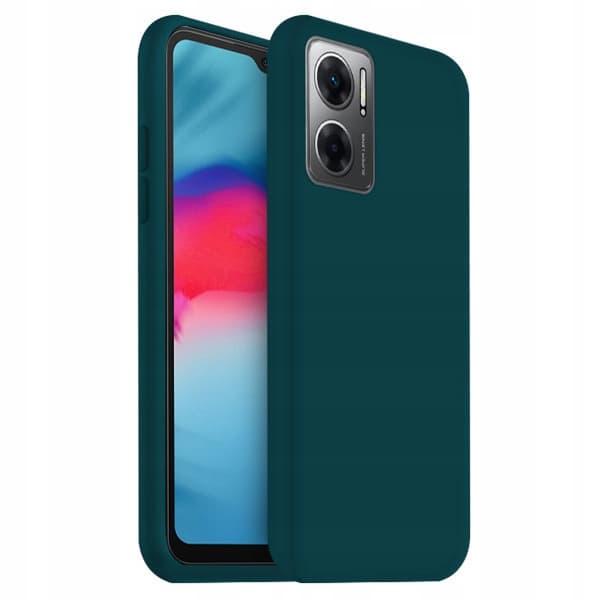 MATGRØNT SLIMET ETUI TIL REDMI 10 5G + GLAS