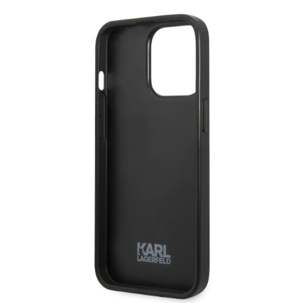 Karl Lagerfeld Monogram Ikonik Patch-skal till iPhone 13 Pro Max, blå