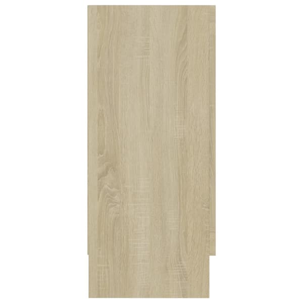 vidaXL skab, Sonoma eg, 120x30,5x70 cm, spånplade