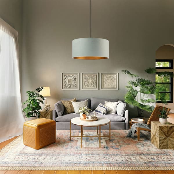 Tornado AD1 lampa, salviaguld sammet