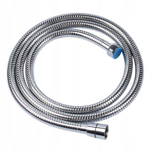 Vridsäker duschslang, flexibel, 150–175 cm, vridfri, krom, stål