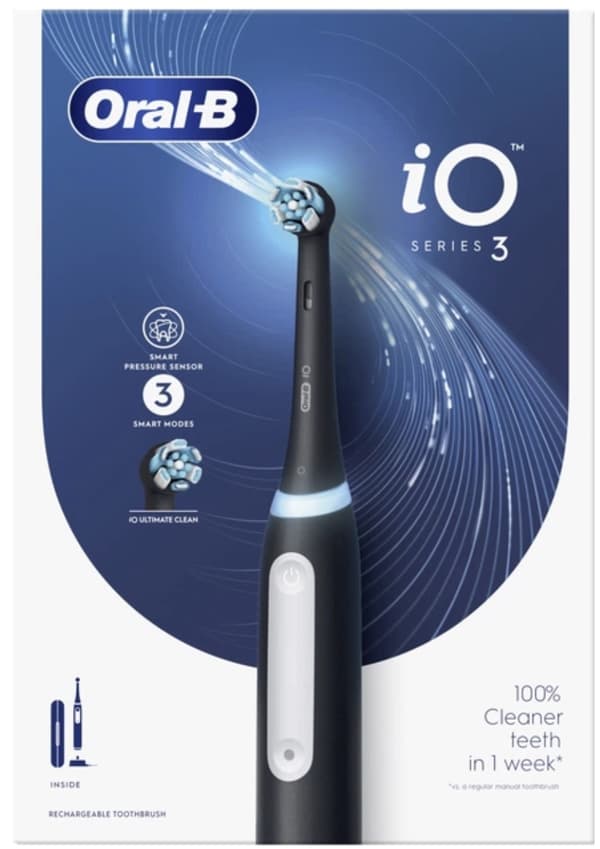 Oral-B iO 3 elektrisk tandbørste sort