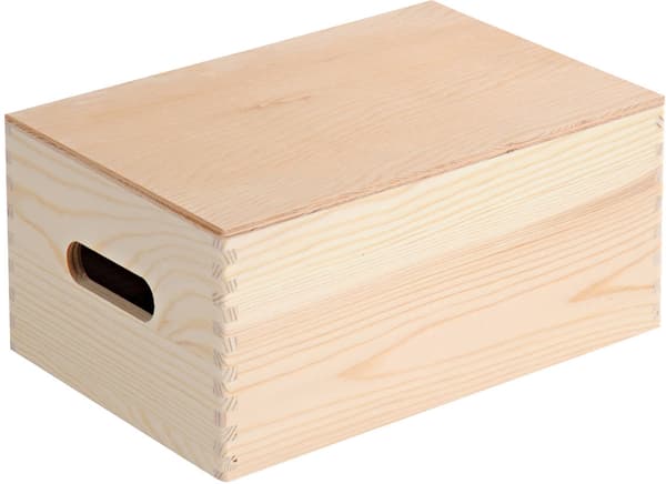Kesper förvaringslåda i trä 13,5x29x19 cm