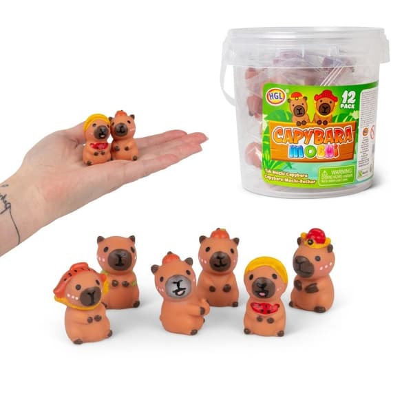 Mochi capybara i et rør 12 stk.