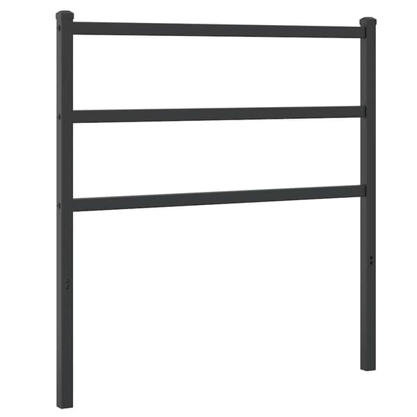 vidaXL metalsengegavl sort 90 cm