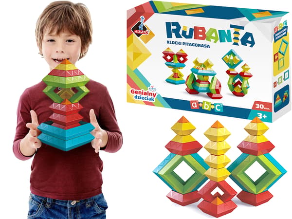 Askato Rubanta Sæt Pythagoras Brilliant Kid 30 Dele