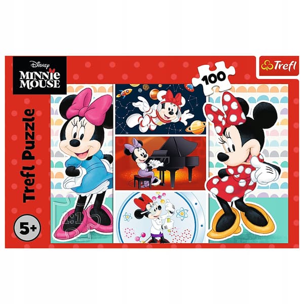 Disney Mimmi 100-bitars rolig pussel