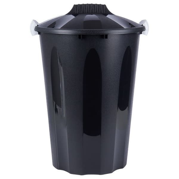 STOR AFFALDSSPAD PLAST SORT KØKKENAFFALDSSPAD SORT 40 L