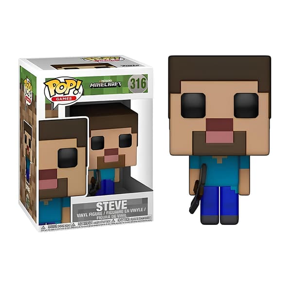 Minecraft Steve 10 cm Samlarlåda 15x12x10