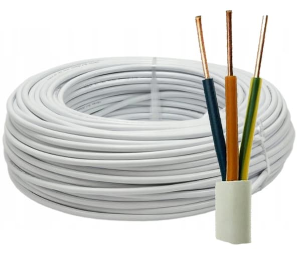 Rund installationskabel YDY 3x1,5 10m