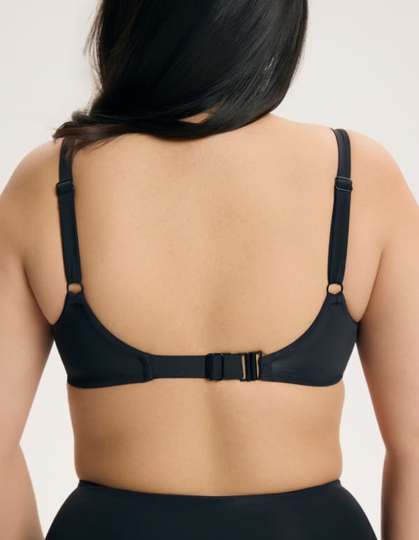 Esotiq BASE Vatteret Bikinitop | Sort 80D