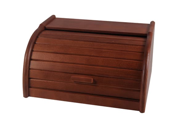 BRÖDASK I TRÄ 39X29X18CM MÖRK STOR - FLIK