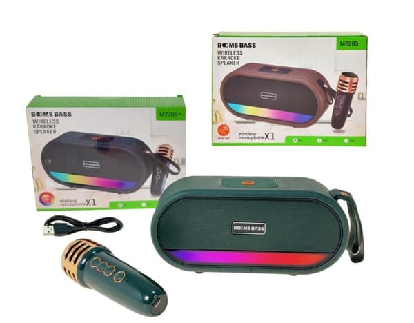 Bluetooth-kaiutin mikrofonilla, USB-kaapeli, MIX