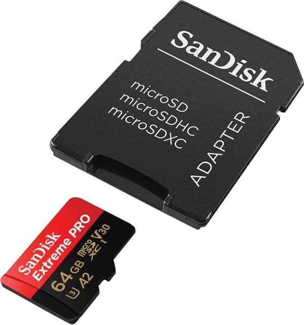 Sandisk Extreme Pro microSDXC UHS-I 64GB hukommelseskort