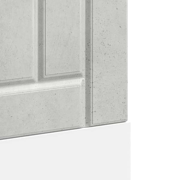 vidaXL Lucca diskmaskinspanel betongrå träbaserat material