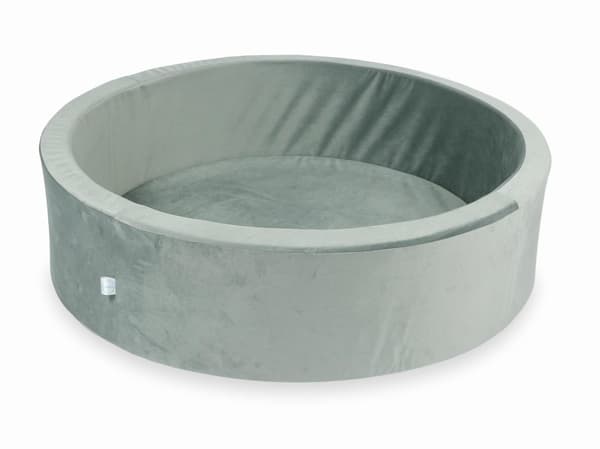 Tør pool 110x30 fløjlsgrå uden bolde