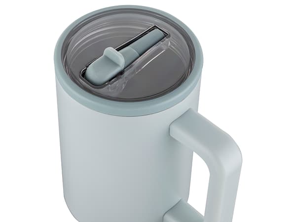 Termokrus i rustfrit stål Power 1,1 l grøn