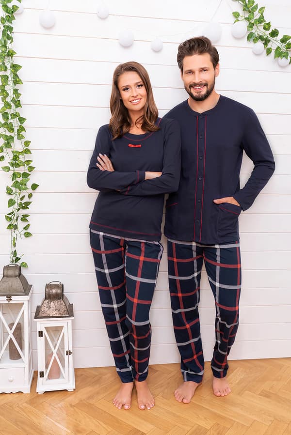Nelson herrpyjamas, långärmad, långbyxor XXL
