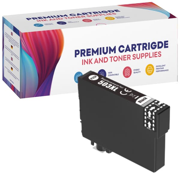 Epson GP-E503XL BK sort - kompatibel blæk