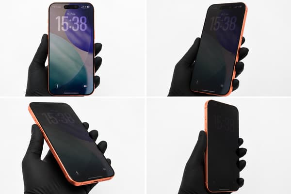 Sekretessglas med applikator för iPhone 17