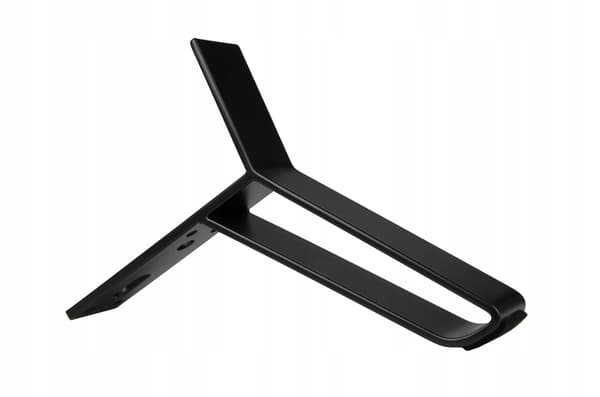 møbelben, loftben, skrå, sort metal, TIL møbler, sofaer, divaner, 12 cm