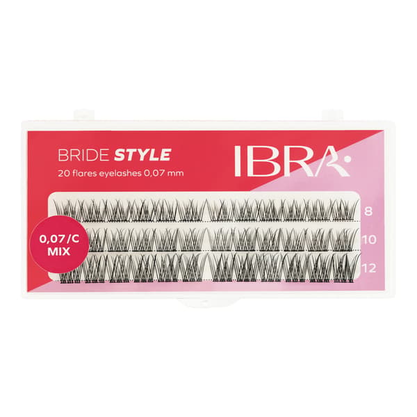 Brudestil MIX IBRA Makeup Øjenvippetotter