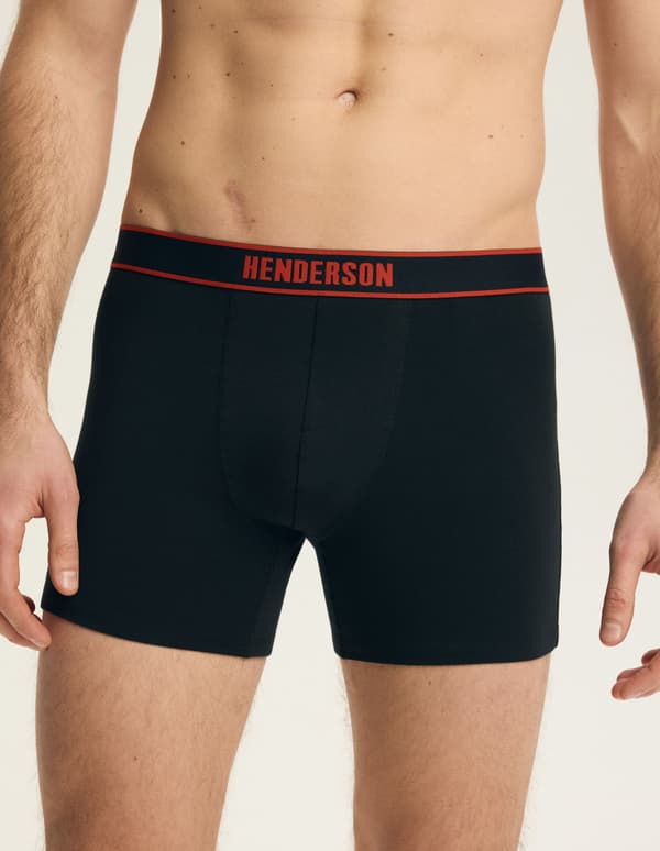 Bee Boxershorts (Lange Ben) 2-Pak Henderson | Sort L