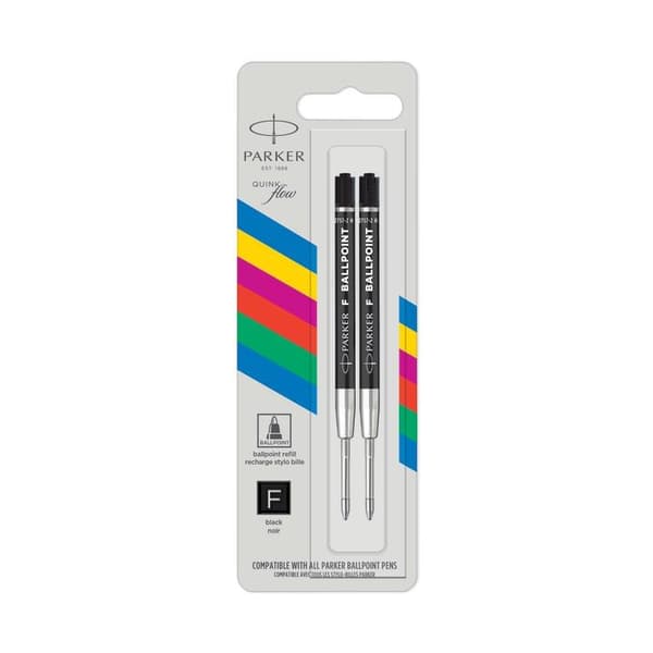 Parker kuglepen refill sort, 2 stk. 5417