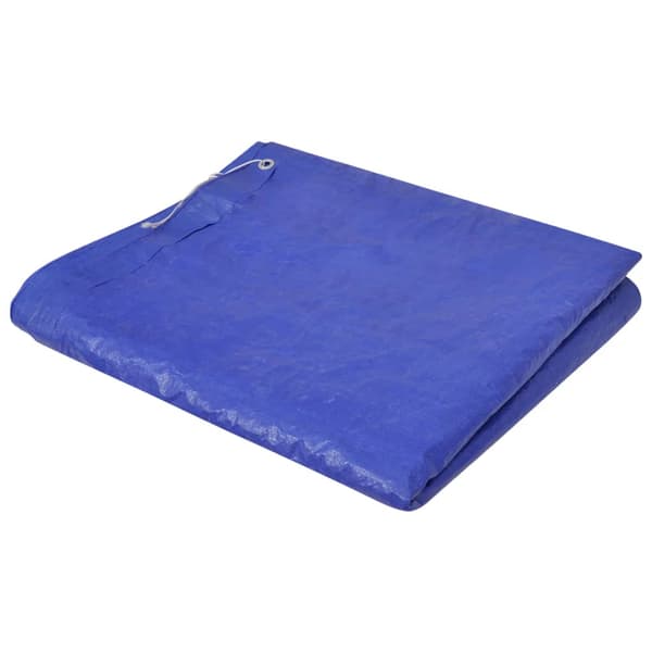 vidaXL Poolpresenningar, 2 st, PE, Rektangulära, 90 g/m², 394x207 cm