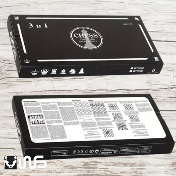 3.6 Schack 3 i 1 (Dam / Backgammon)