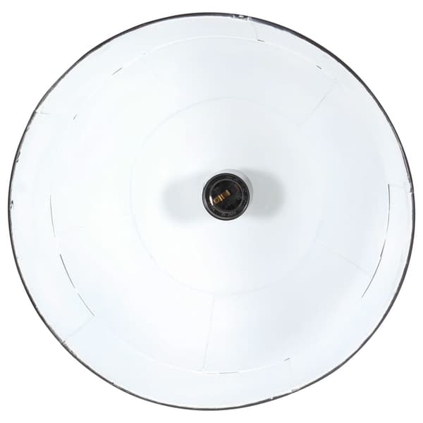 vidaXL industriel pendellampe, 25 W, sort, rund, 31 cm, E27