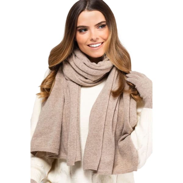 TØRKLÆDE*01 dame vinterfarve mørk beige