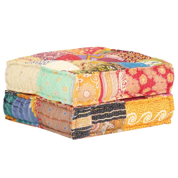 vidaXL puf, 60x70x36 cm, patchwork, stof