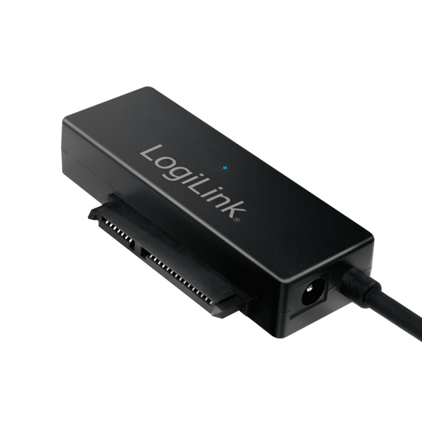 LogiLink 5 Gb/s USB 3.0 til SATA-adapter til harddisk/SSD og cd-drev op til 10 TB
