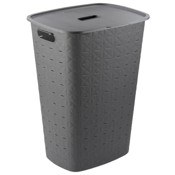 CURVER Softex-pyykkikori, tummanharmaa, 56 l