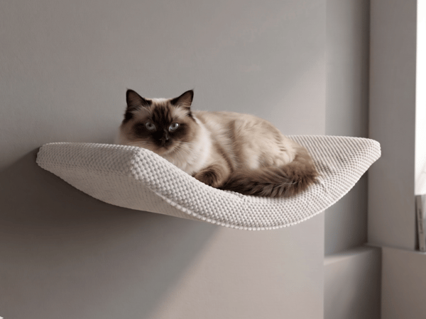 Arc Metal Kattehylde 75cm Lys Sølvgrå