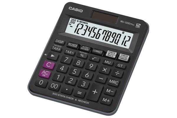 Casio MJ-120D PLUS Lommeregner